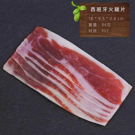 Lifelike Meat Replica Props for Photography and Home Decor - Realistic Steak, Pork, and Bacon Models - Très Elite