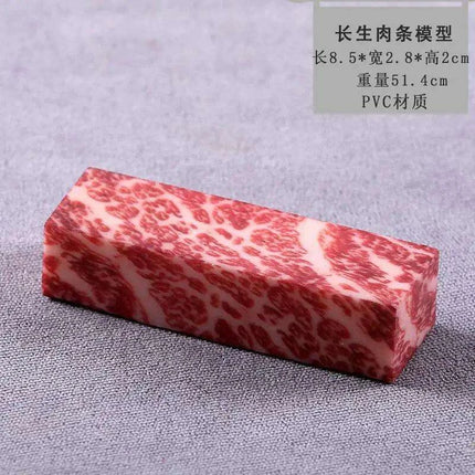 Lifelike Meat Replica Props for Photography and Home Decor - Realistic Steak, Pork, and Bacon Models - Très Elite