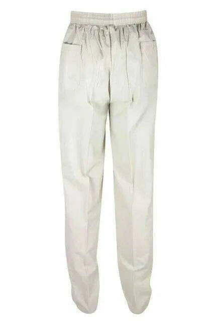 Light Cream Linen Harem Trousers for Men - Perfect for Hajj and Umrah