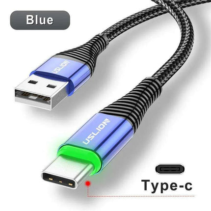 Lightning Speed 5A LED Micro USB Charging Cable - Stylish Data Sync with Illuminated Features - Très Elite