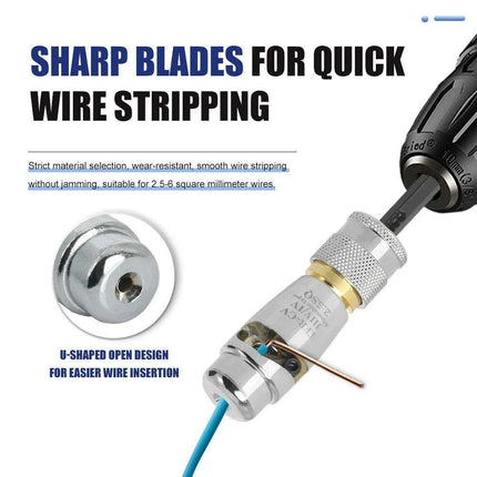 Lightweight Aluminum Wire Stripping Toolkit for Electricians: Efficient and Portable Solution..