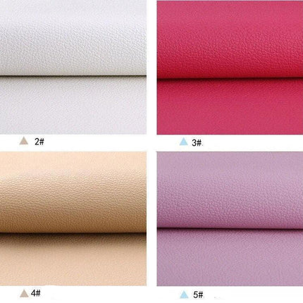 Litchi PU Leather Crafting Kit: Versatile DIY Fabric Set for Creative Projects