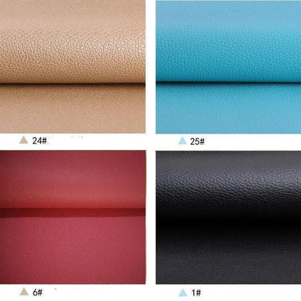 Litchi PU Leather Crafting Kit: Versatile DIY Fabric Set for Creative Projects