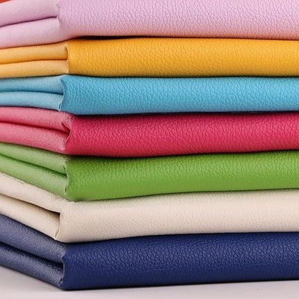 Litchi PU Leather Crafting Kit: Versatile DIY Fabric Set for Creative Projects