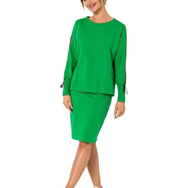 Logo Stripe Casual Pullover