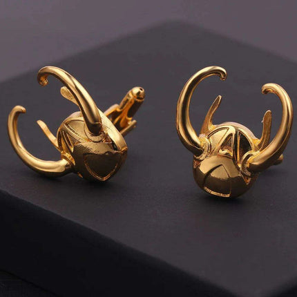 Loki-Inspired Sophisticated Cufflinks: A Unique Accessory for the Daring Gentleman - Très Elite