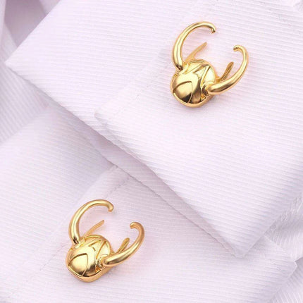 Loki-Inspired Sophisticated Cufflinks: A Unique Accessory for the Daring Gentleman - Très Elite