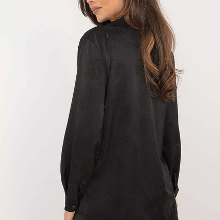Long Sleeve Shirt 202527 Embroidered Flower Pattern - Très Elite