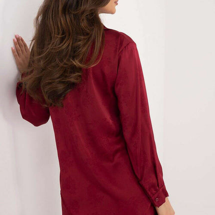 Long Sleeve Shirt 202527 Embroidered Flower Pattern - Très Elite