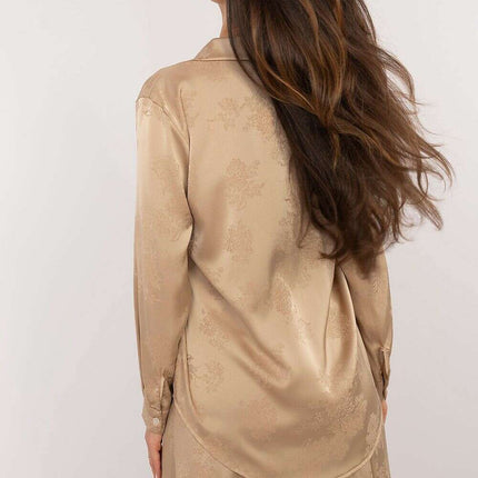 Long Sleeve Shirt 202527 Embroidered Flower Pattern - Très Elite