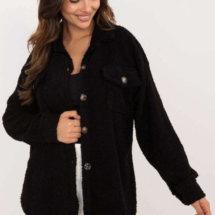 Long Sleeve Shirt Model 200977 Womens Plush Polyester Top - Très Elite