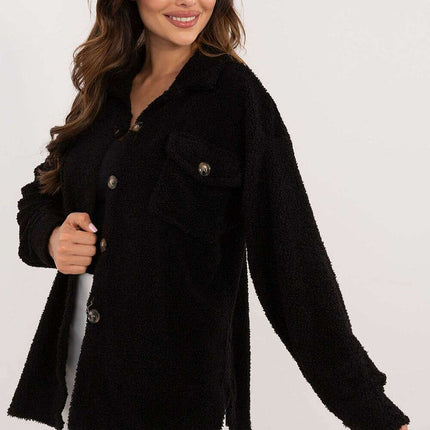 Long Sleeve Shirt Model 200977 Womens Plush Polyester Top - Très Elite