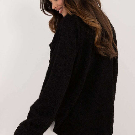 Long Sleeve Shirt Model 200977 Womens Plush Polyester Top - Très Elite