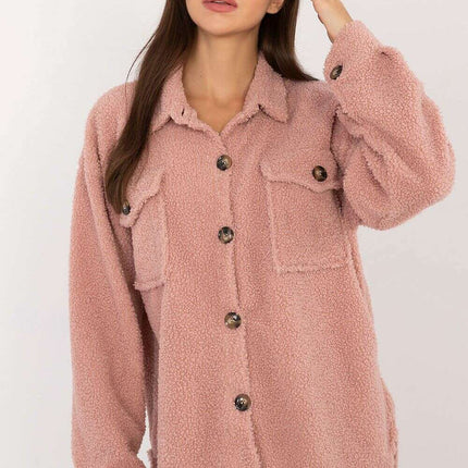 Long Sleeve Shirt Model 200977 Womens Plush Polyester Top - Très Elite