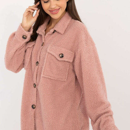 Long Sleeve Shirt Model 200977 Womens Plush Polyester Top - Très Elite
