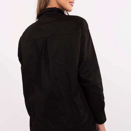 Long Sleeve Shirt Model 203944 Black Womens Classic - Très Elite