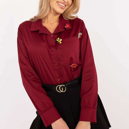 Long Sleeve Shirt Model 204357 Women Casual Everyday Wear - Très Elite