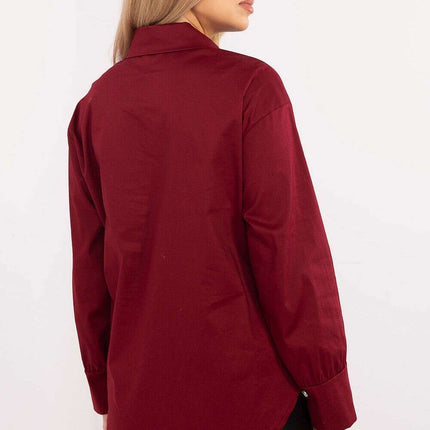 Long Sleeve Shirt Model 204366 For Women In Cotton Fabric - Très Elite