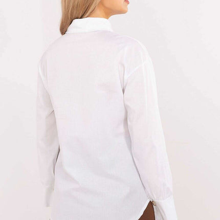 Long Sleeve Shirt Model 204366 For Women In Cotton Fabric - Très Elite