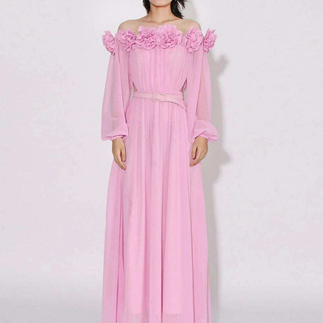 Long Sleeve Tunic with Elegant Slash Neck Design