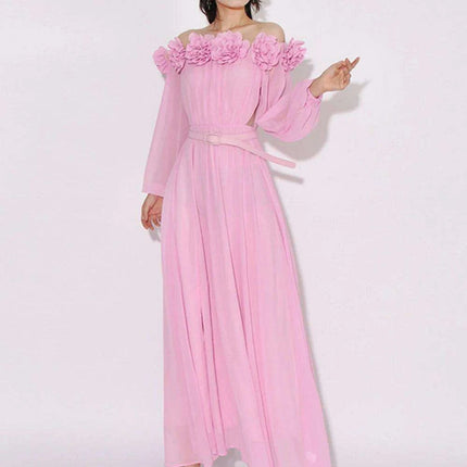 Long Sleeve Tunic with Elegant Slash Neck Design - Très Elite