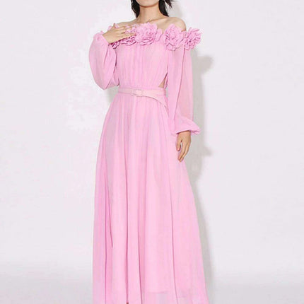 Long Sleeve Tunic with Elegant Slash Neck Design - Très Elite