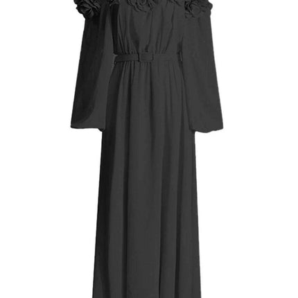 Long Sleeve Tunic with Elegant Slash Neck Design