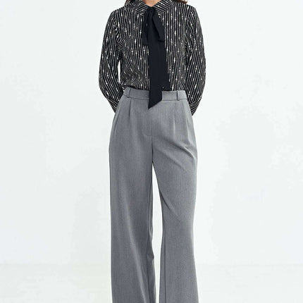 Long Sleeve Viscose Shirt Black Sash 202479 Matterhorn - Très Elite
