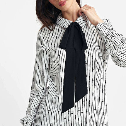 Long Sleeve Viscose Shirt Black Sash 202479 Matterhorn