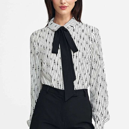 Long Sleeve Viscose Shirt Black Sash 202479 Matterhorn - Très Elite