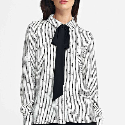 Long Sleeve Viscose Shirt Black Sash 202479 Matterhorn - Très Elite