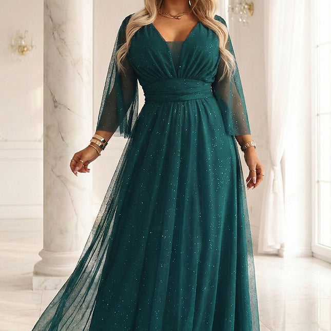 Long Maxi Dress Model 222458 Plus Size 40 54 Elegant Lightweight Comfort - Très Elite