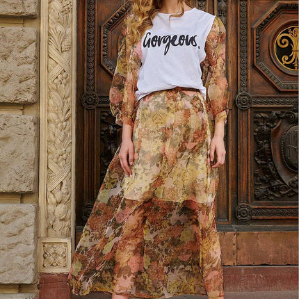 Long skirt model 145581