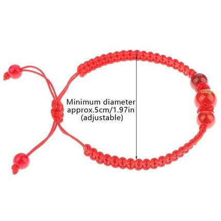 Lucky Dragon Wealth Charm Red Rope Bracelet - 2024 Chinese Zodiac Prosperity Gift - Très Elite