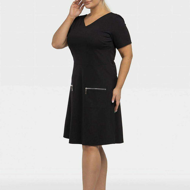 Lucy Comfort Knit Dress - Chic Plus Size Essential for Every Occasion