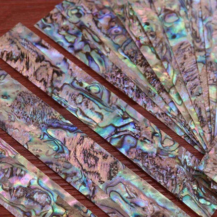 Luminous Iridescent Abalone Celluloid Guitar Head Veneer Sheet for Luthiers - 1PC Inlay Strips - Très Elite