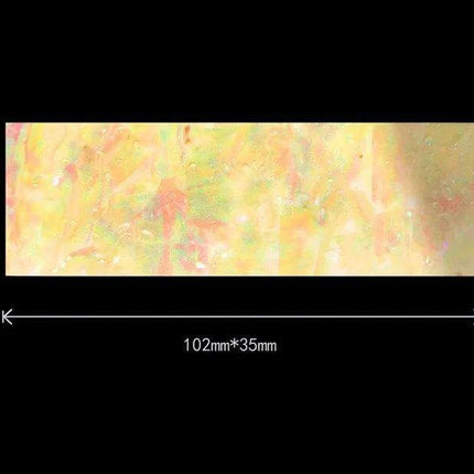 Luminous Iridescent Abalone Celluloid Guitar Head Veneer Sheet for Luthiers - 1PC Inlay Strips - Très Elite