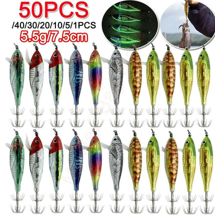 Luminous Laser Egi Lure: Ultimate Tool for Cephalopod Fishing - Très Elite