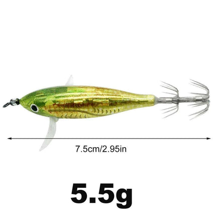 Luminous Laser Egi Lure: Ultimate Tool for Cephalopod Fishing - Très Elite