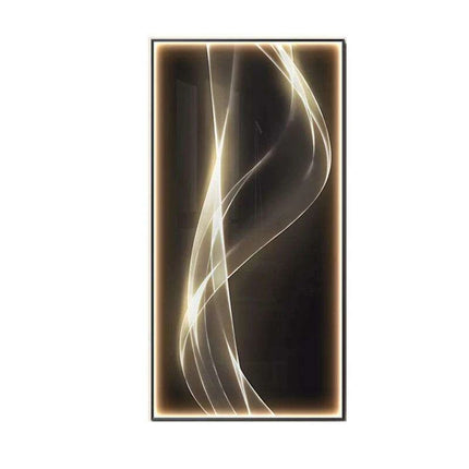 Luxe Crystal and Aluminum LED Wall Sconce with Porcelain Detailing..