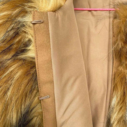 Luxe Faux Fur Winter Coat | Chic Women's Outerwear - Très Elite