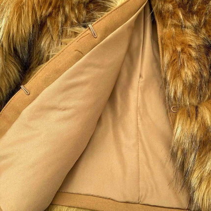 Luxe Faux Fur Winter Coat | Chic Women's Outerwear - Très Elite