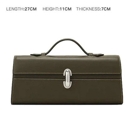 Luxe Genuine Leather Women's Satchel Handbag - Très Elite