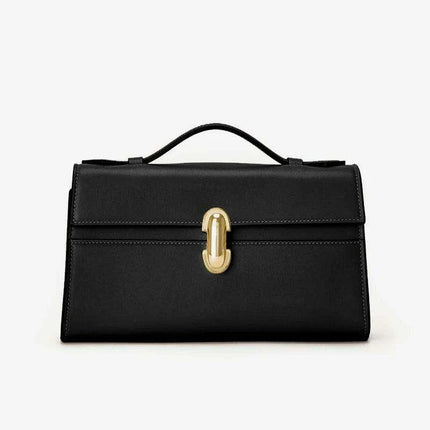 Luxe Genuine Leather Women's Satchel Handbag - Très Elite
