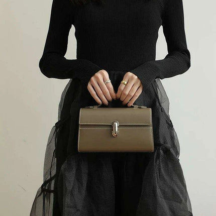 Luxe Genuine Leather Women's Satchel Handbag - Très Elite