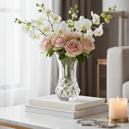 Luxe Lismore Bon Bon Crystal Vase