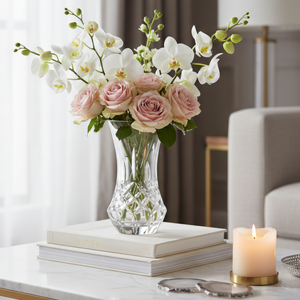 Luxe Lismore Bon Bon Crystal Vase