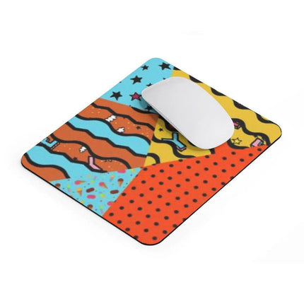 Luxe Memphis Desk Mouse Pad: Elevate Your Workstation Experience..