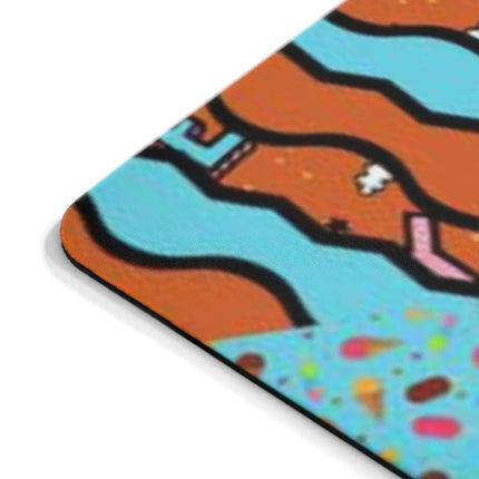 Luxe Memphis Desk Mouse Pad: Elevate Your Workstation Experience..