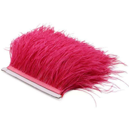 Luxe Ostrich Feather Trim for Exquisite Crafting and Design - Très Elite